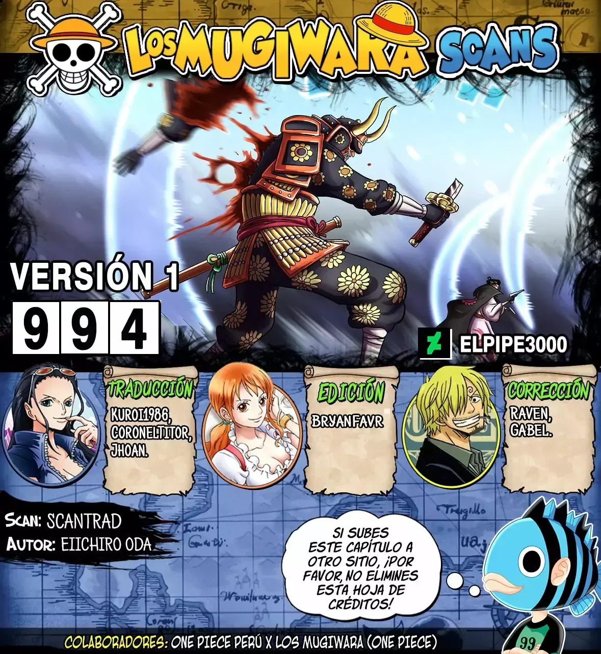 One Piece Capítulo 994 en Línea - página 1