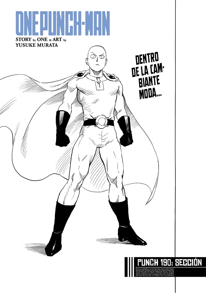 One Punch-Man Capítulo 233 en Línea - página 1