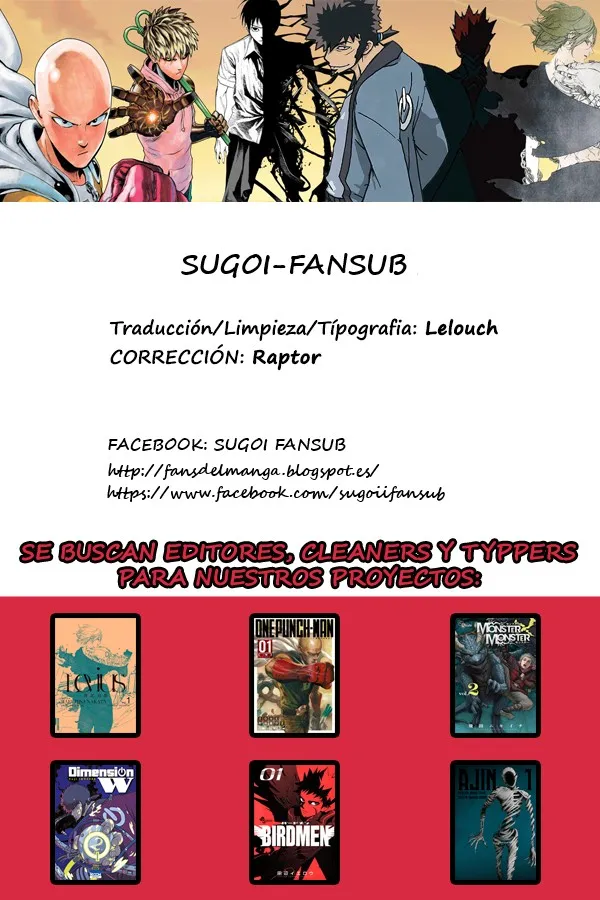 One Punch-Man Capítulo 67 en Línea - página 1