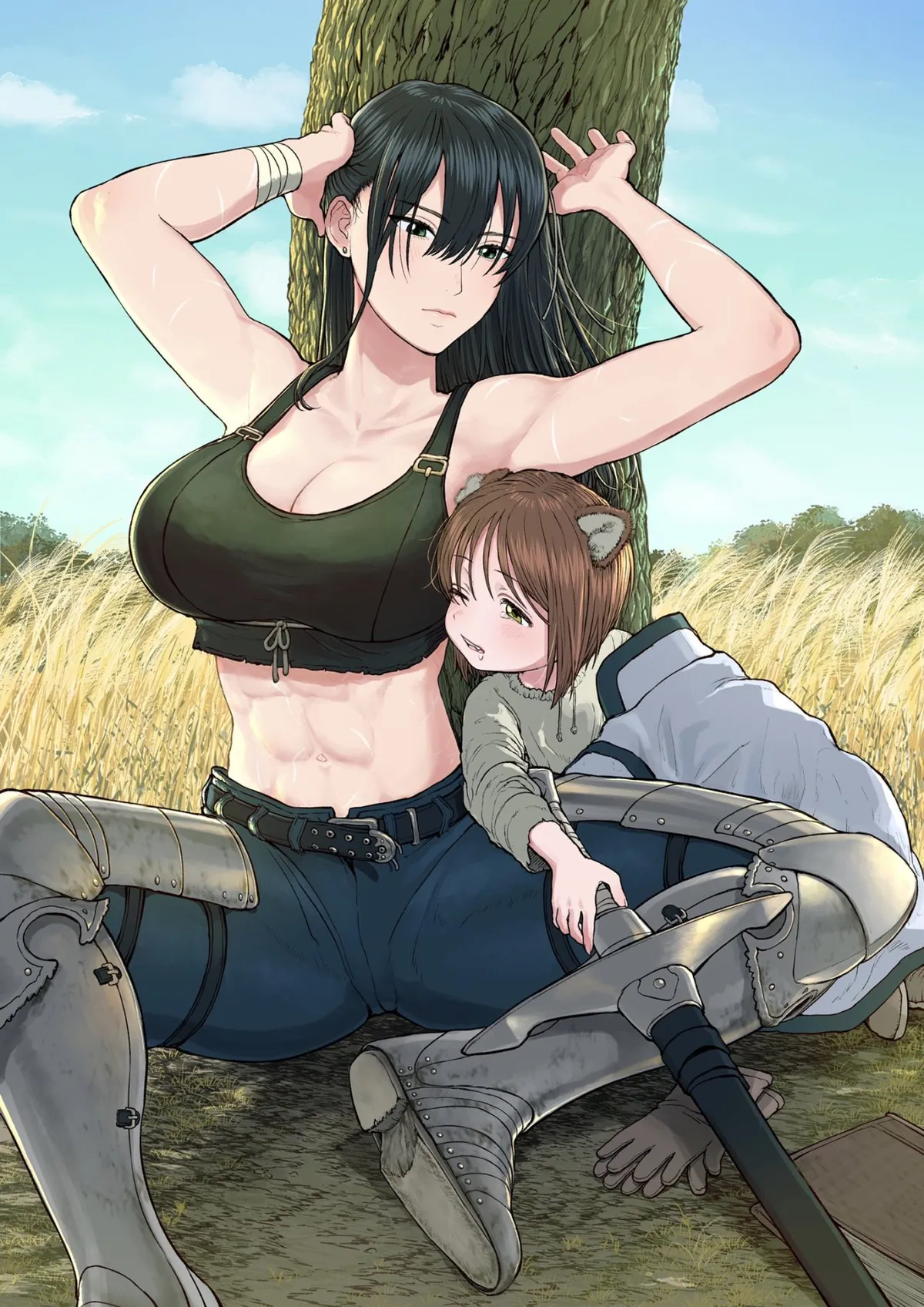 Onna Kishi to Kemomimi no Ko Capítulo 21 en Línea - página 1