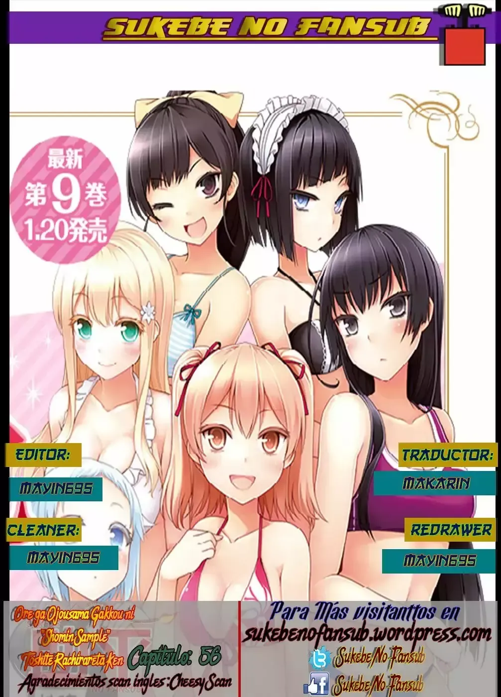 Ore ga Ojousama Gakkou ni "Shomin Sample" Toshite Rachirareta Ken Capítulo 56 en Línea - página 1