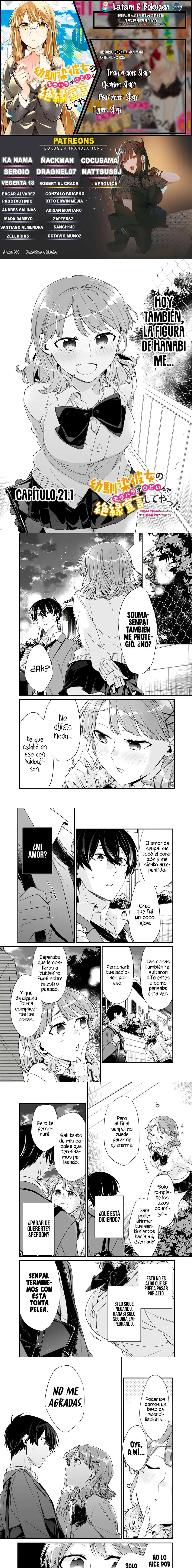 Osananajimi Kanojo no Morahara ga Hidoi n de Zetsuen Sengen Shite Yatta Capítulo 21.1 en Línea - página 1
