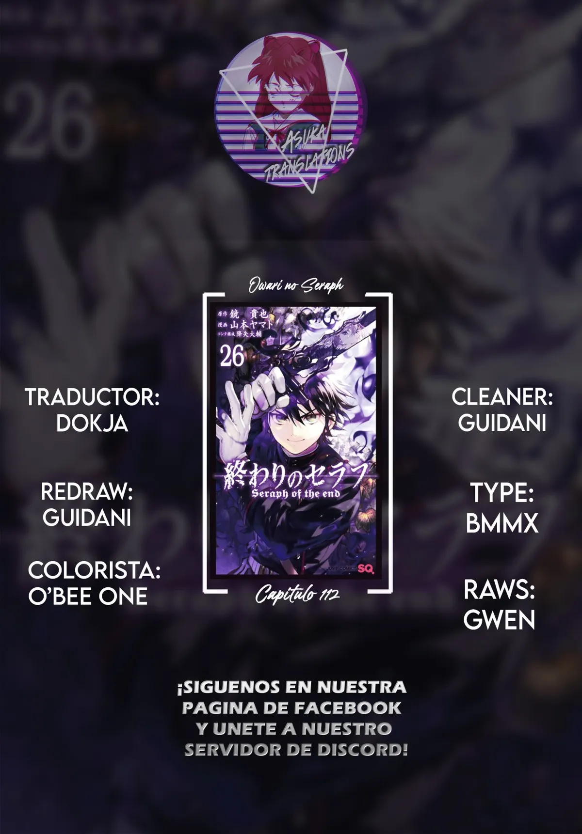 Owari no Seraph Capítulo 112 en Línea - página 1