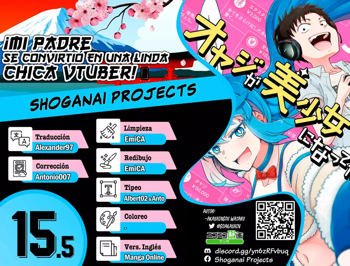 Oyaji ga Bishoujo ni Natteta Hanashi Capítulo 15.5 en Línea - página 1