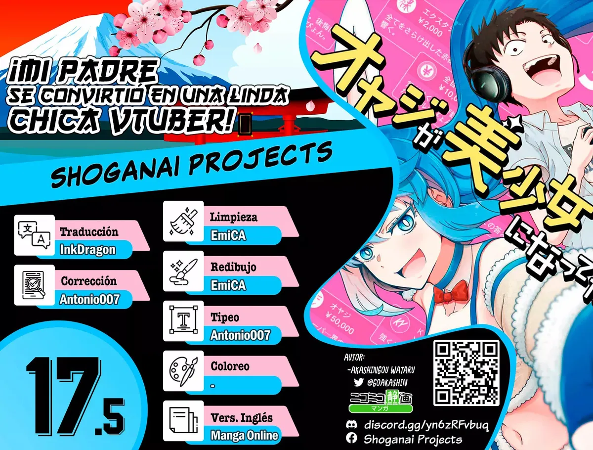 Oyaji ga Bishoujo ni Natteta Hanashi Capítulo 17.5 en Línea - página 1