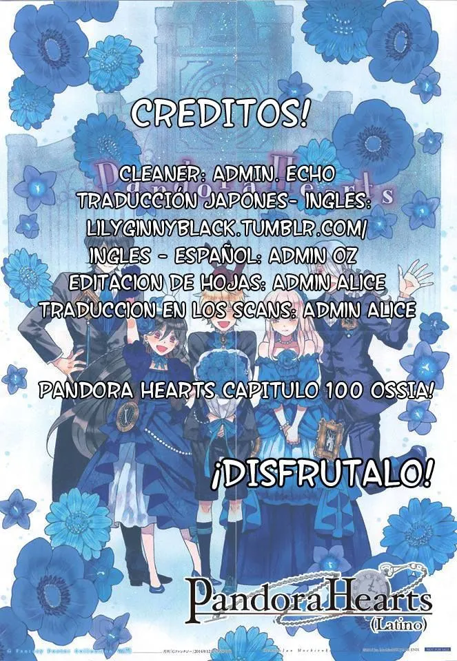 Pandora Hearts Capítulo 100 en Línea - página 1
