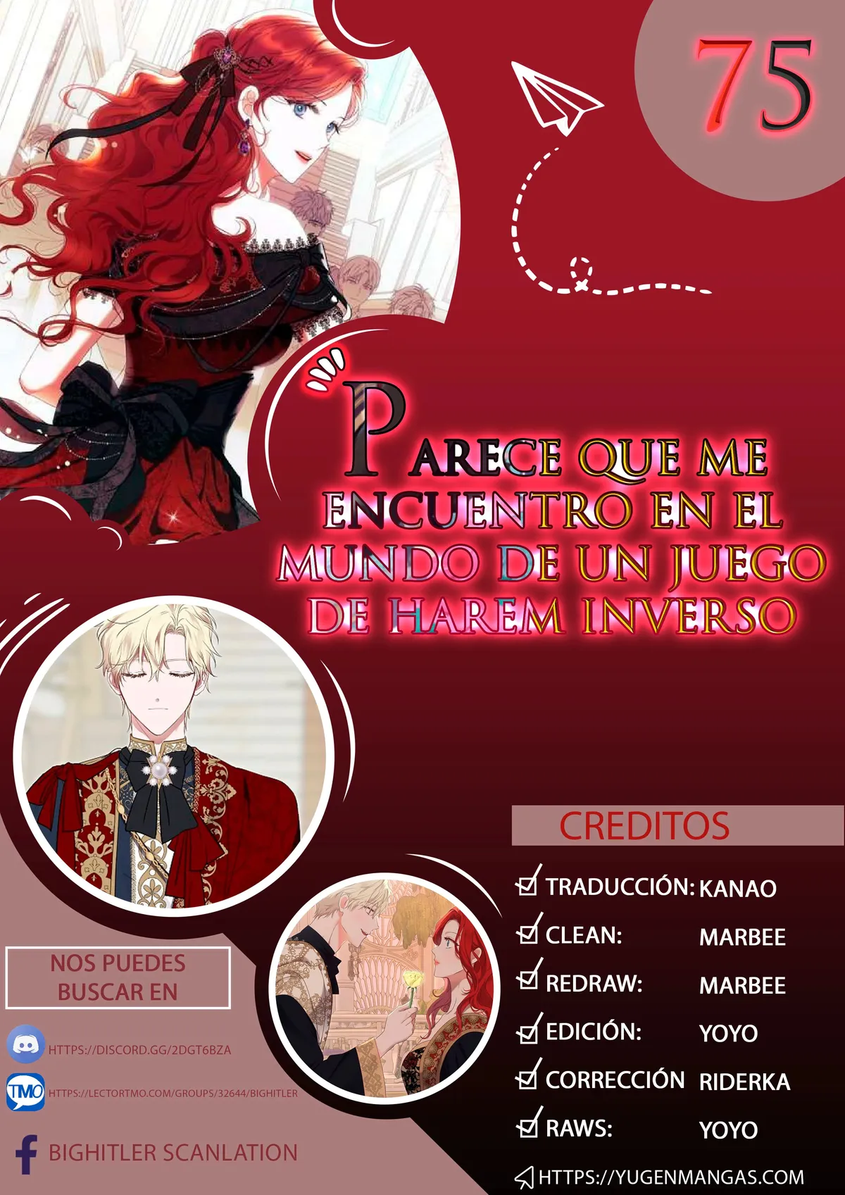 Parece que me encuentro en el mundo de un juego de harem inverso Capítulo 75 en Línea - página 1