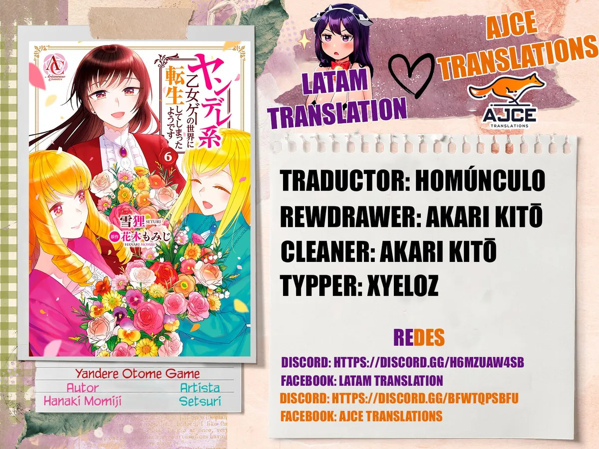 Parece ser que Reencarné en el mundo de un juego otome Yandere Capítulo 37 en Línea - página 1