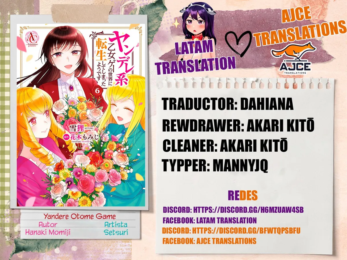 Parece ser que Reencarné en el mundo de un juego otome Yandere Capítulo 38 en Línea - página 1
