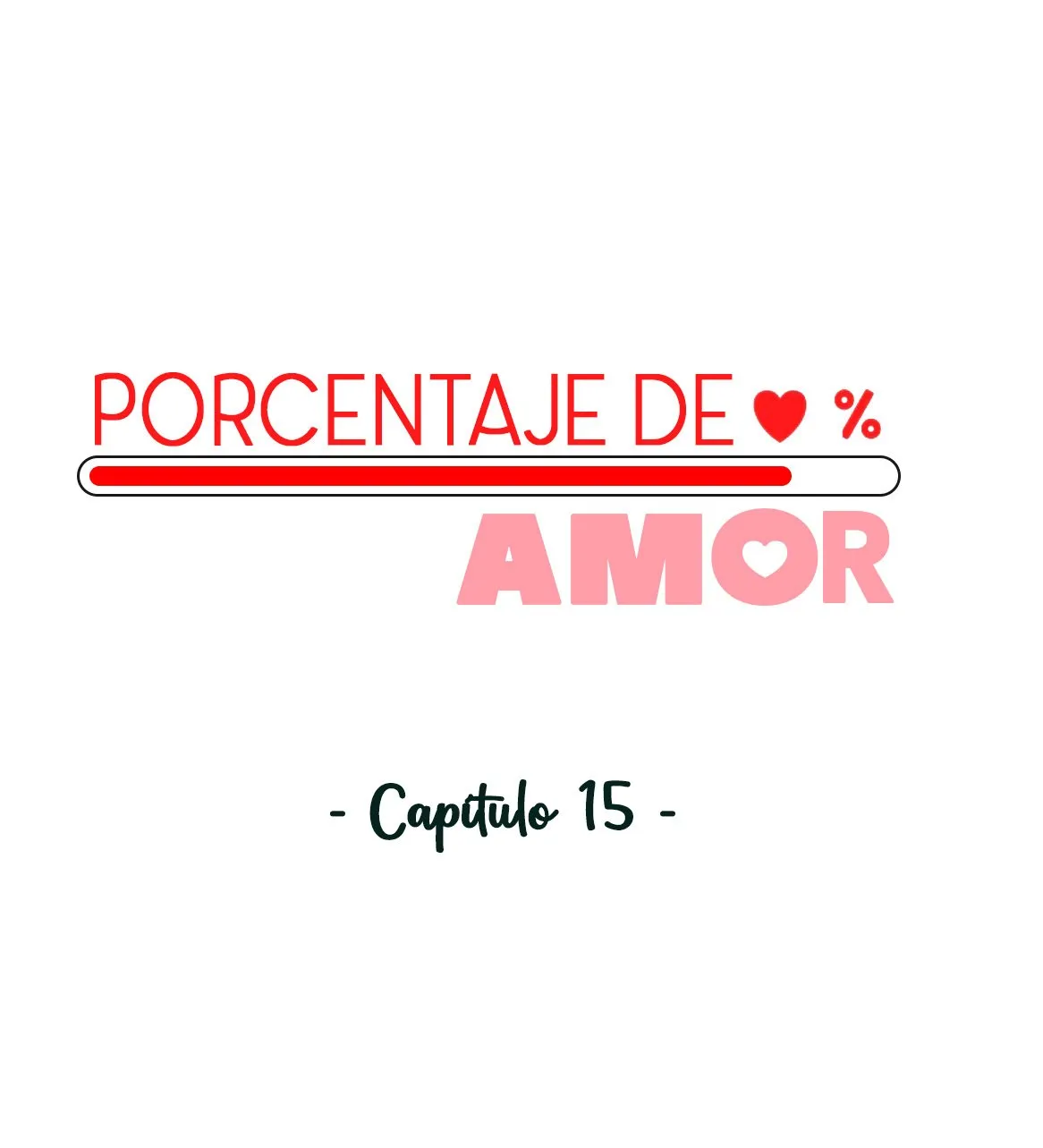 Porcentaje de Amor Capítulo 15 en Línea - página 3