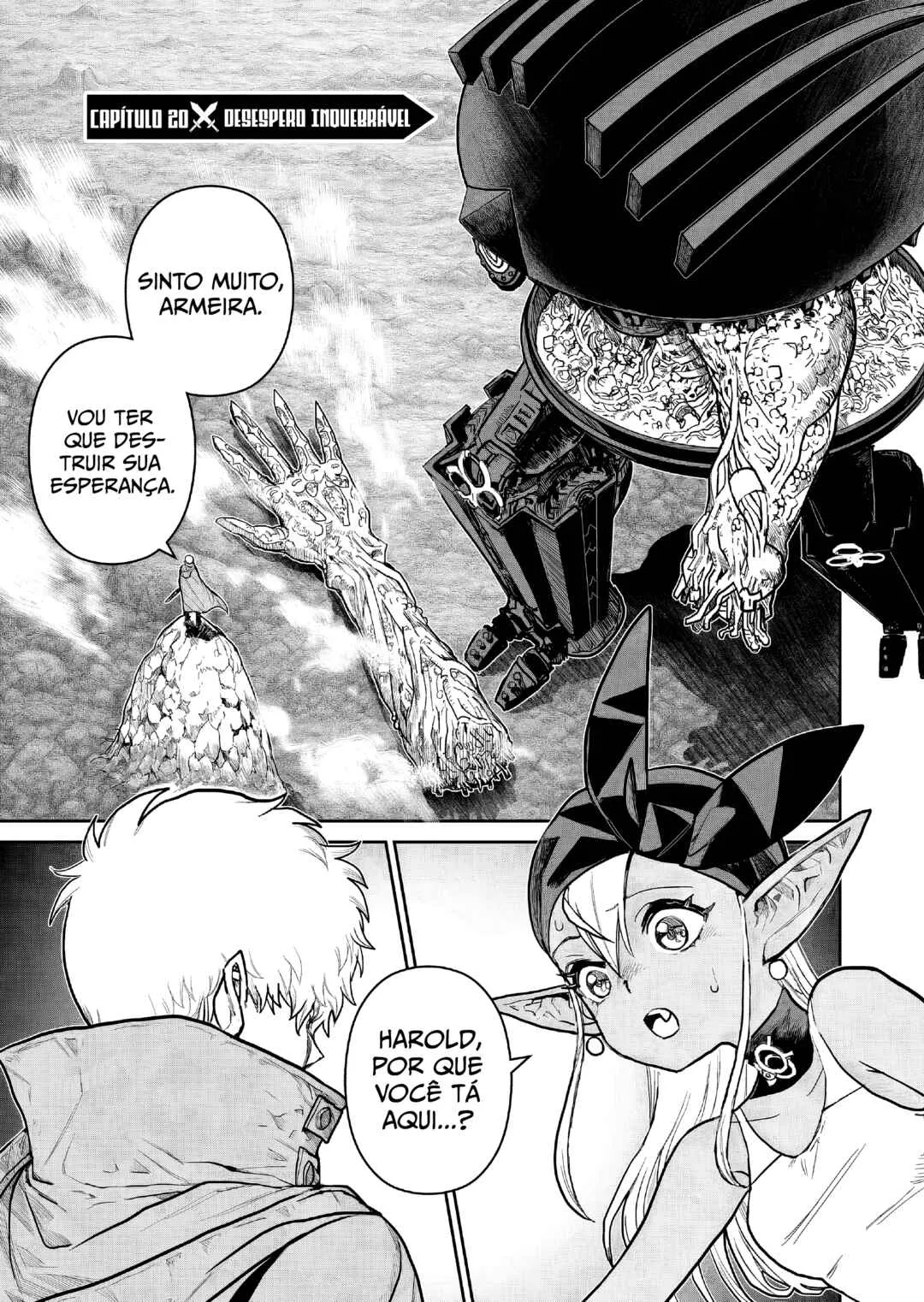 Abandoned ~Tsuyosugite Buki ga Kowareru Yuusha to Buki Shokunin no Elf~ Capítulo 20 Online - página 1