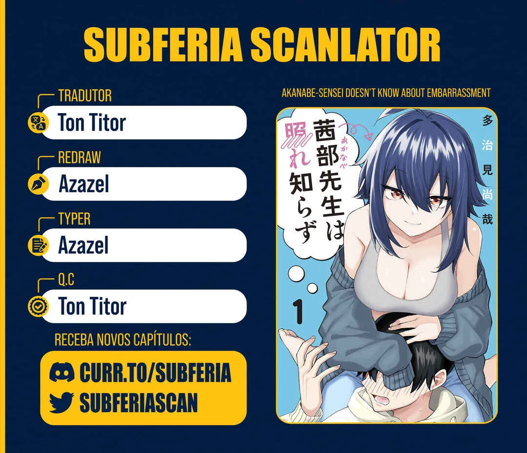 Akanabe-sensei wa Tereshirazu Capítulo 19 Online - página 1