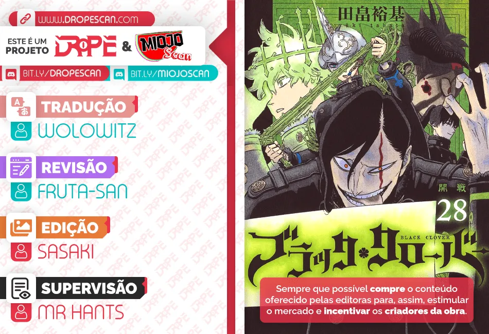 Black Clover Capítulo 290 Online - página 1