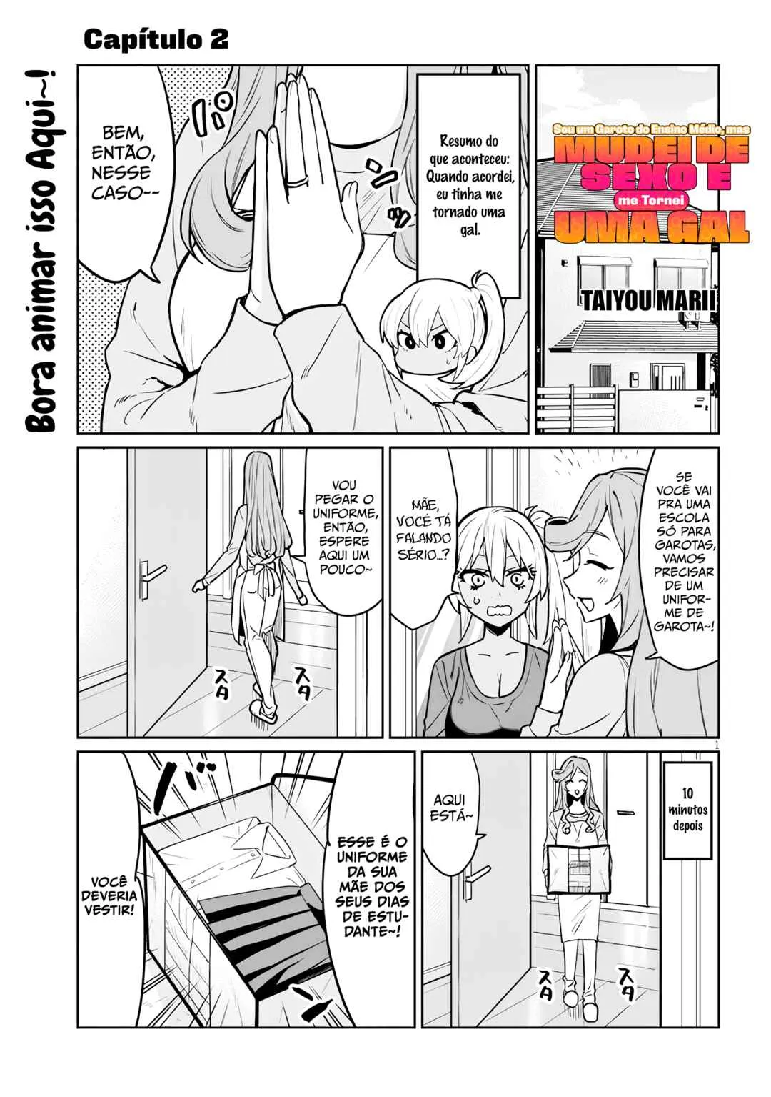 Danshi Kokoseidakedo Gyaru ni TS Shimashita Capítulo 2 Online - página 1
