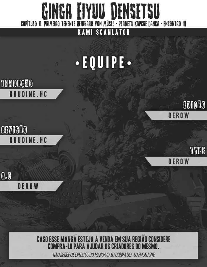 Ginga Eiyuu Densetsu Capítulo 11 Online - página 1