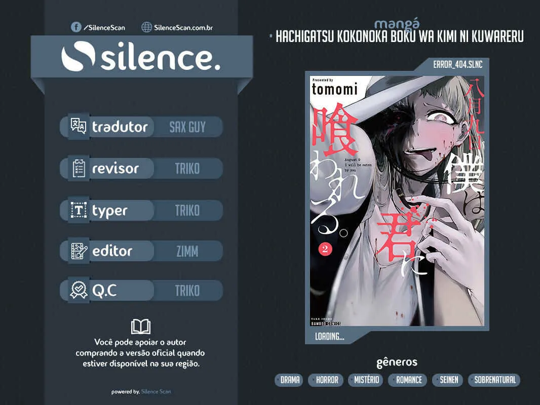 Hachigatsu Kokonoka Boku wa Kimi ni Kuwareru. Capítulo 17 Online - página 1