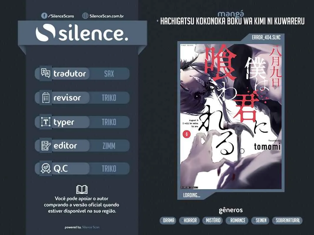 Hachigatsu Kokonoka Boku wa Kimi ni Kuwareru. Capítulo 24 Online - página 1