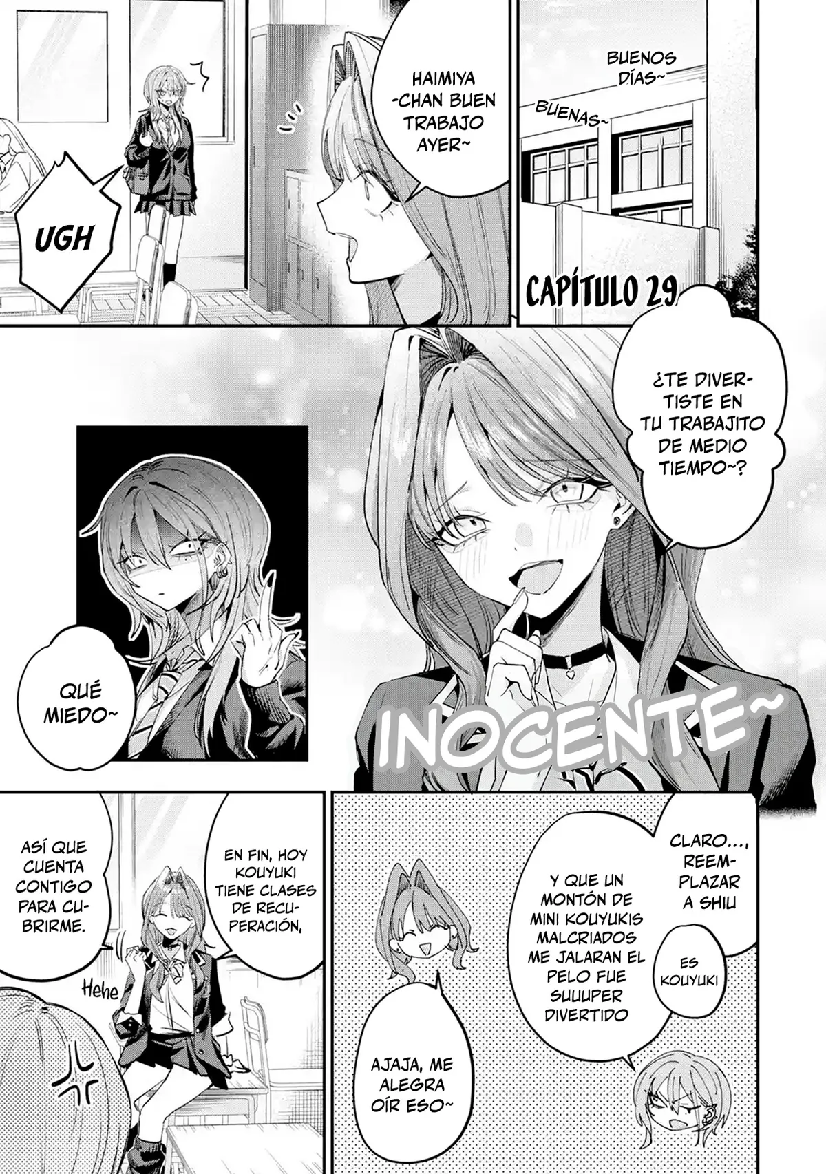 Haimiya-senpai wa Kowakute Kawaii Capítulo 29.1 Online - página 1