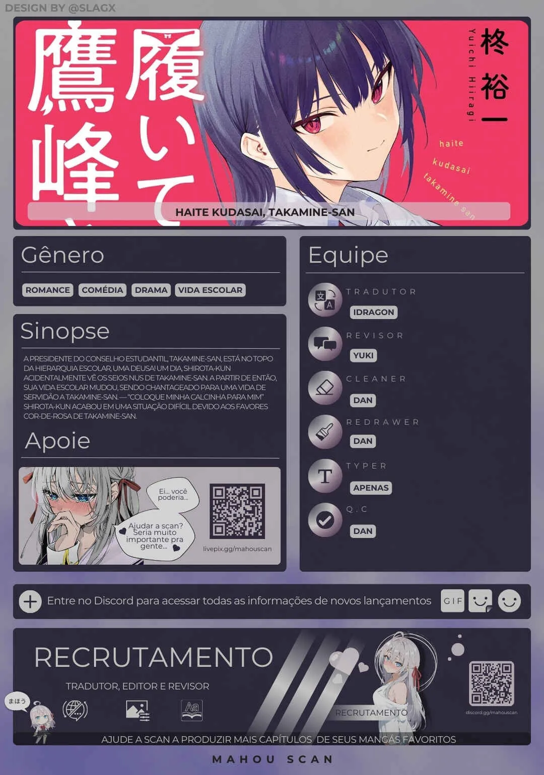 Haite Kudasai, Takamine-san Capítulo 46 Online - página 1