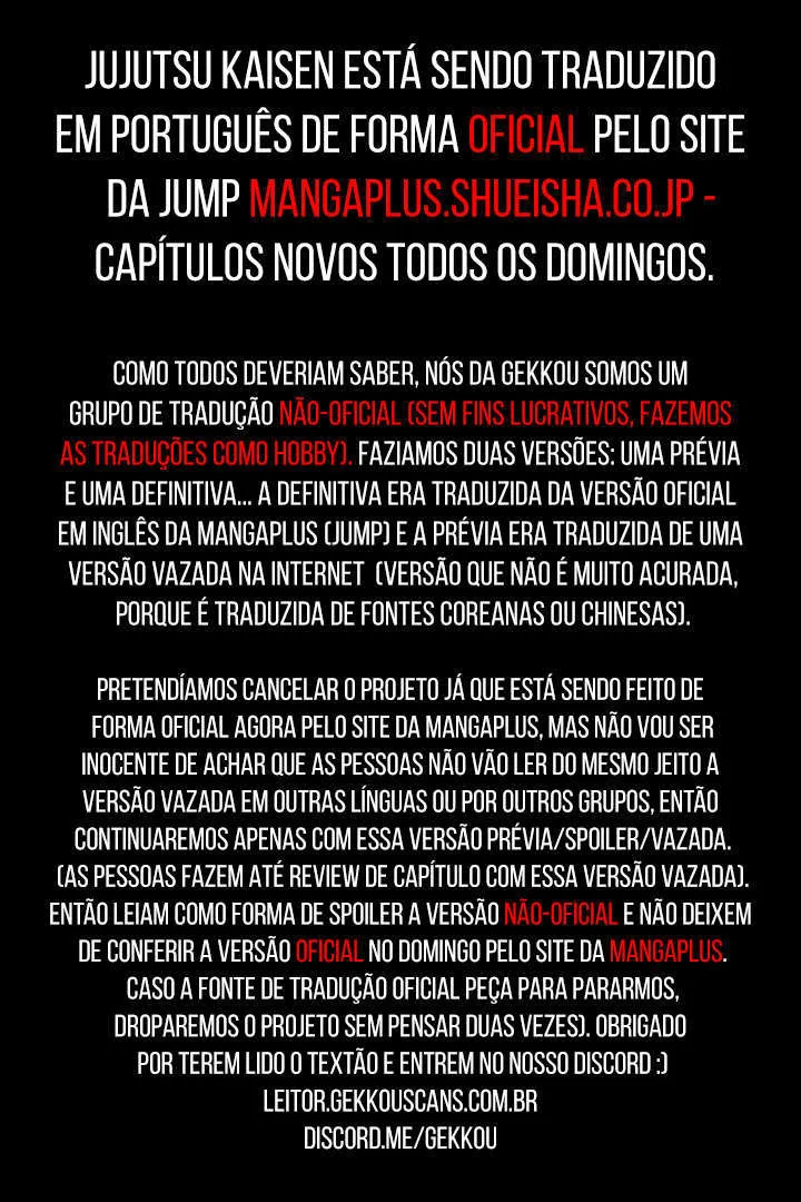 Jujutsu Kaisen Capítulo 171 Online - página 1