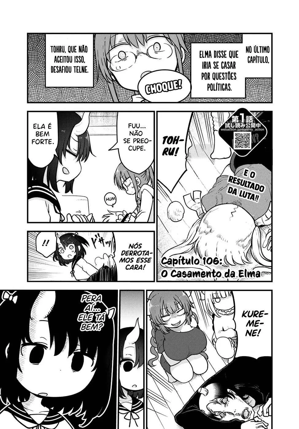 Kobayashi-san Chi no Maid Dragon Capítulo 106 Online - página 1