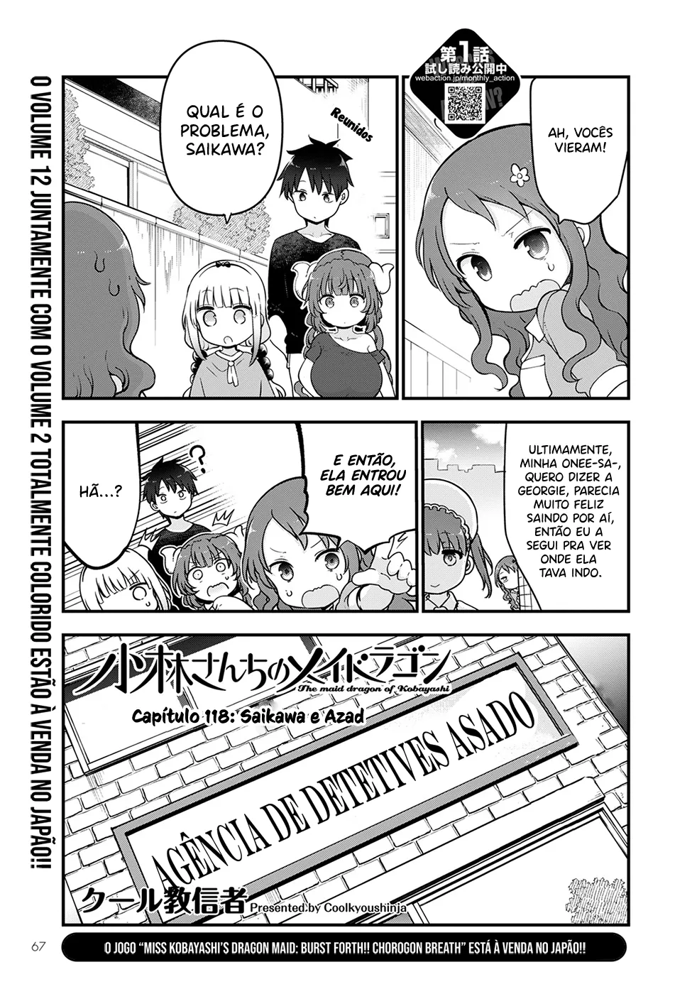 Kobayashi-san Chi no Maid Dragon Capítulo 118 Online - página 1