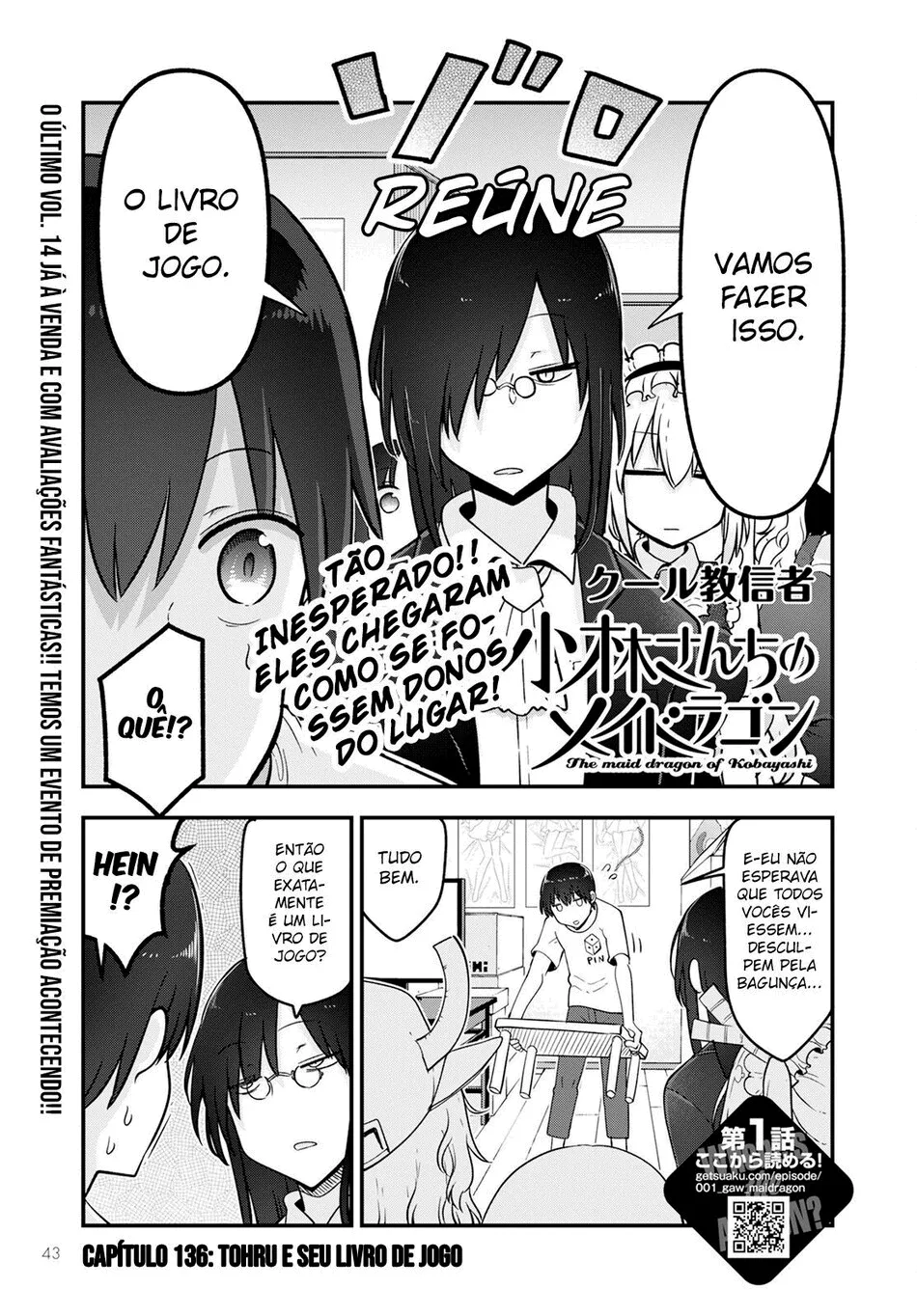 Kobayashi-san Chi no Maid Dragon Capítulo 136 Online - página 1