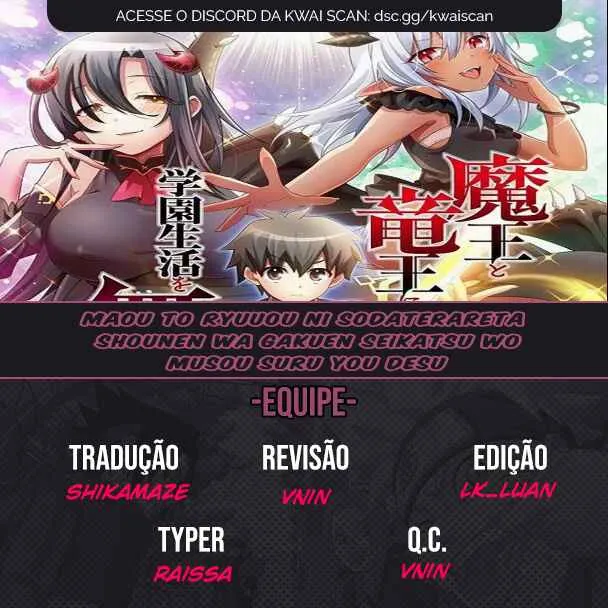 Maou to Ryuuou ni Sodaterareta Shounen wa Gakuen Seikatsu wo Musou suru You desu Capítulo 4 Online - página 1