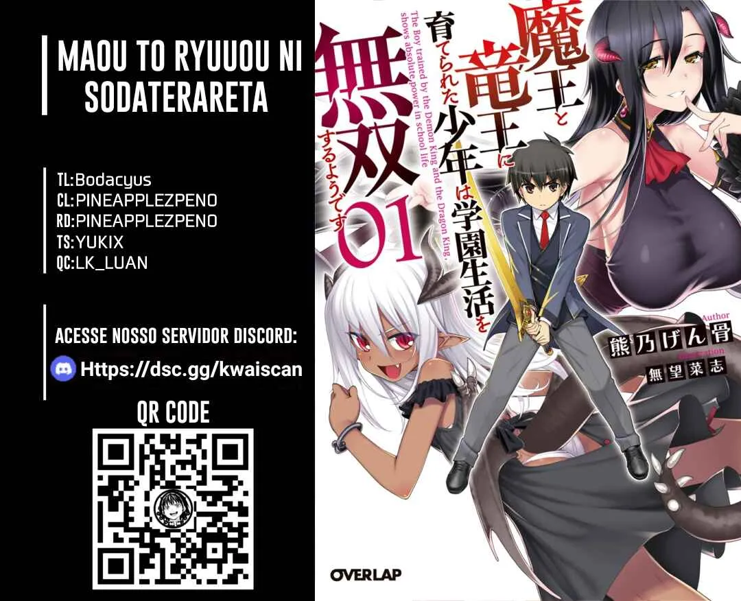 Maou to Ryuuou ni Sodaterareta Shounen wa Gakuen Seikatsu wo Musou suru You desu Capítulo 6 Online - página 1