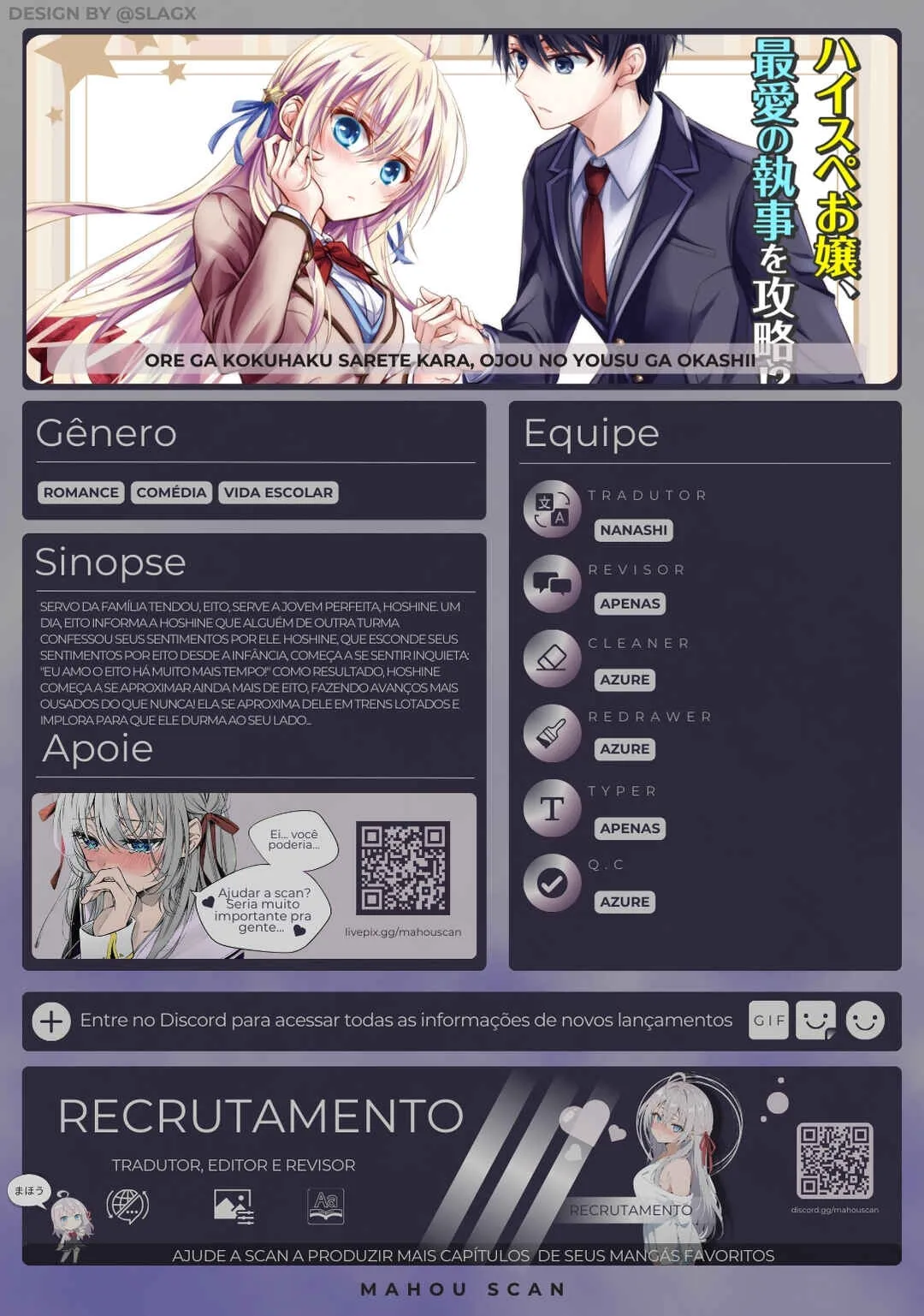 Ore ga Kokuhaku Sarete Kara, Ojou no Yousu ga Okashii Capítulo 2 Online - página 1