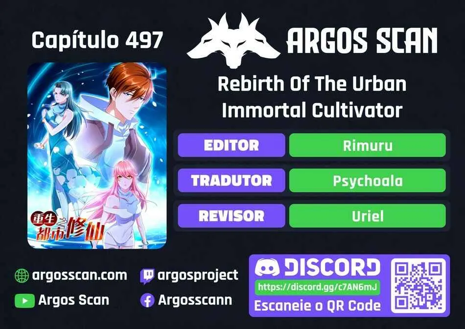 Rebirth of the Urban Immortal Cultivator Capítulo 497 Online - página 1