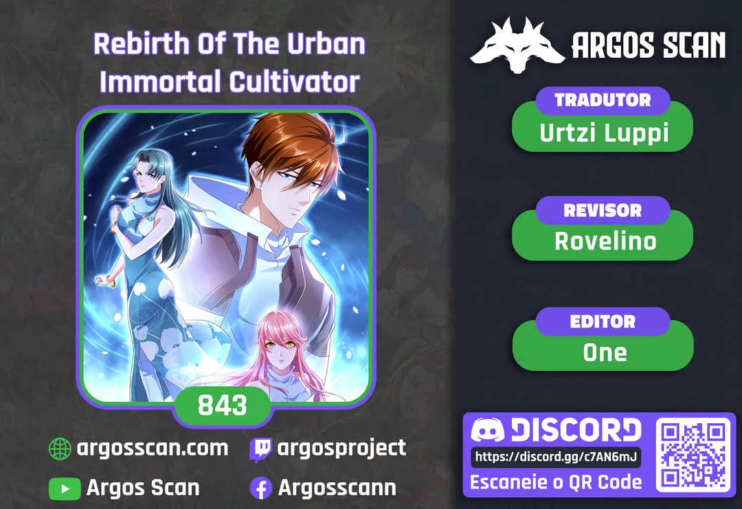 Rebirth of the Urban Immortal Cultivator Capítulo 843 Online - página 1