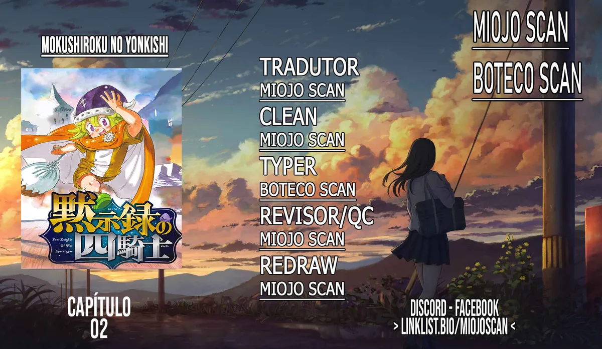 The Seven Deadly Sins: Four Knights of the Apocalypse Capítulo 2 Online - página 1