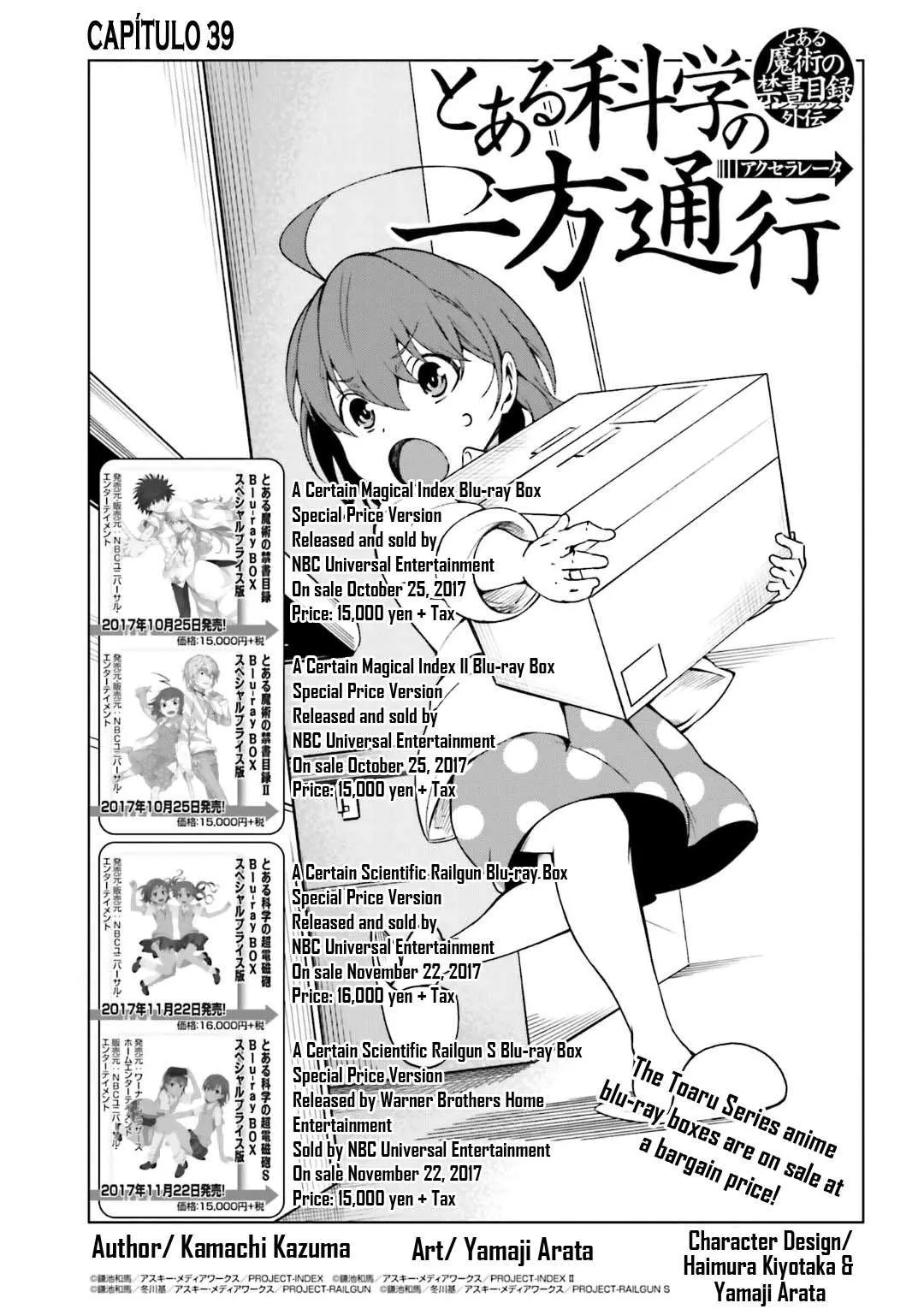 Toaru Majutsu no Index Gaiden: Toaru Kagaku no Accelerator Capítulo 39 Online - página 1