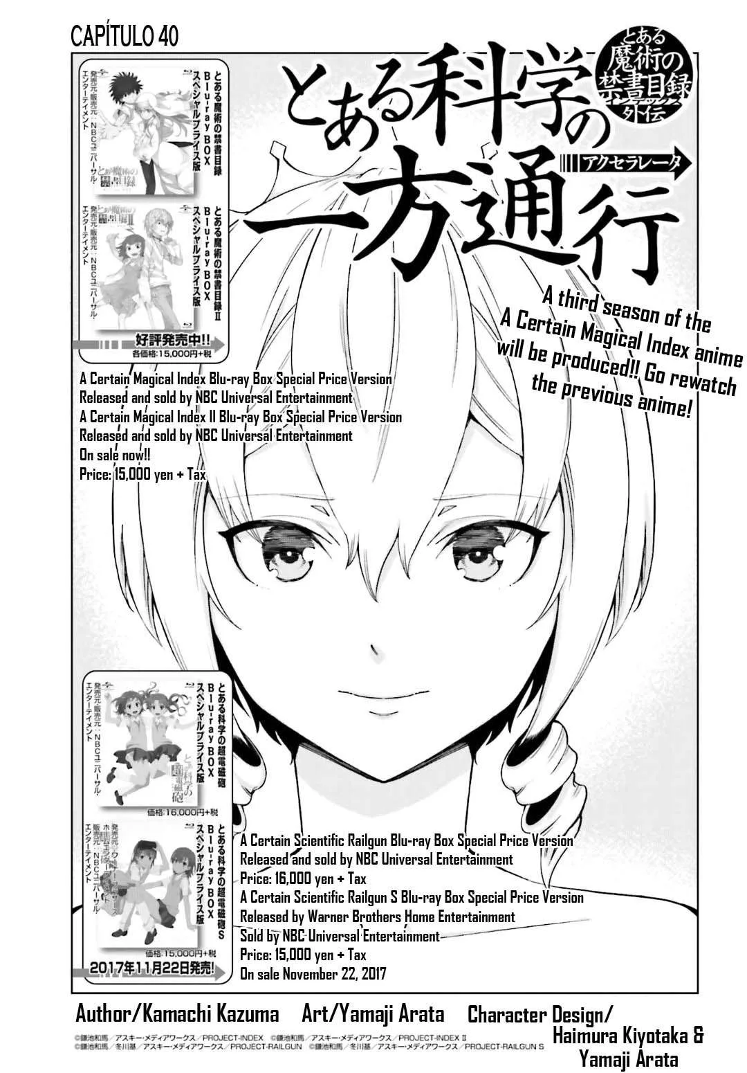 Toaru Majutsu no Index Gaiden: Toaru Kagaku no Accelerator Capítulo 40 Online - página 1