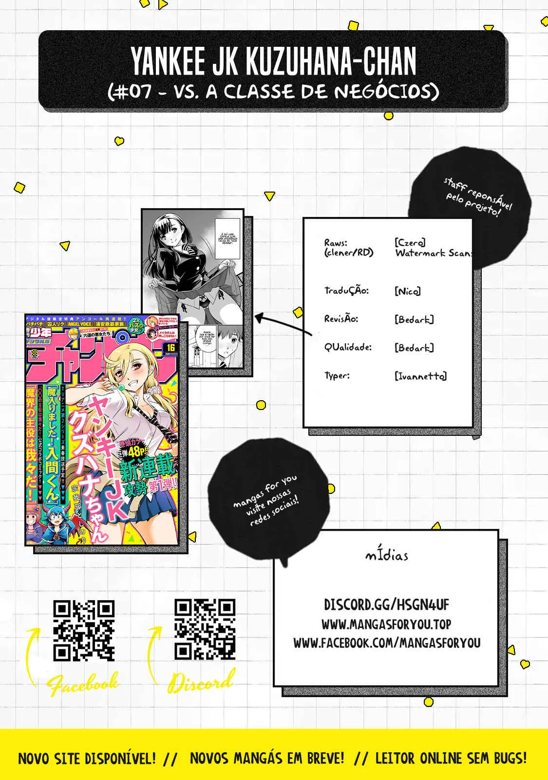 Yankee JK Kuzuhana-chan Capítulo 9 Online - página 1