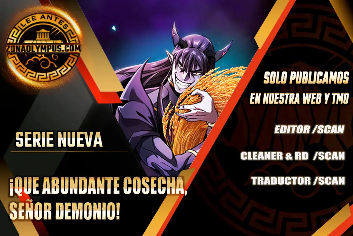¡Que abundante cosecha, señor demonio! Capítulo 1 en Línea - página 2