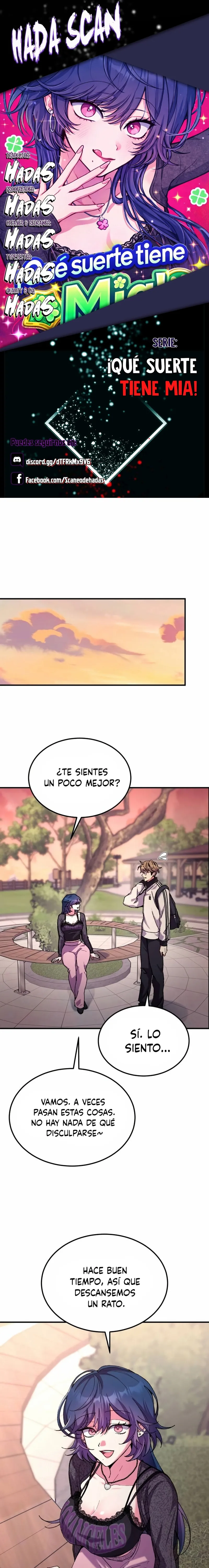 ¡Qué suerte tiene Mia! Capítulo 4 en Línea - página 1