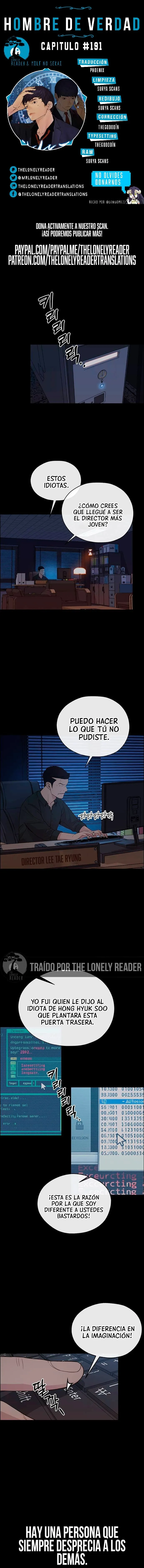 Real Man Capítulo 191 en Línea - página 1