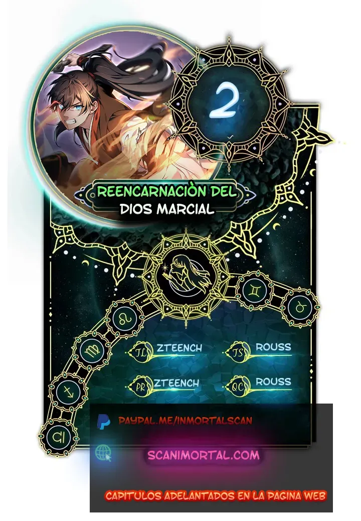 Reencarnación del Dios Marcial Capítulo 2 en Línea - página 1