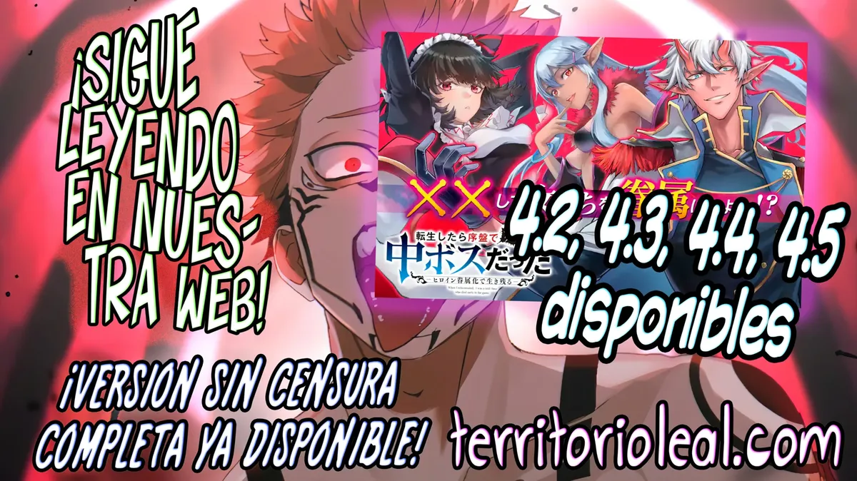 Reencarne como un jefe de nivel intermedio que muere al principio del juego. Capítulo 4.2 en Línea - página 1