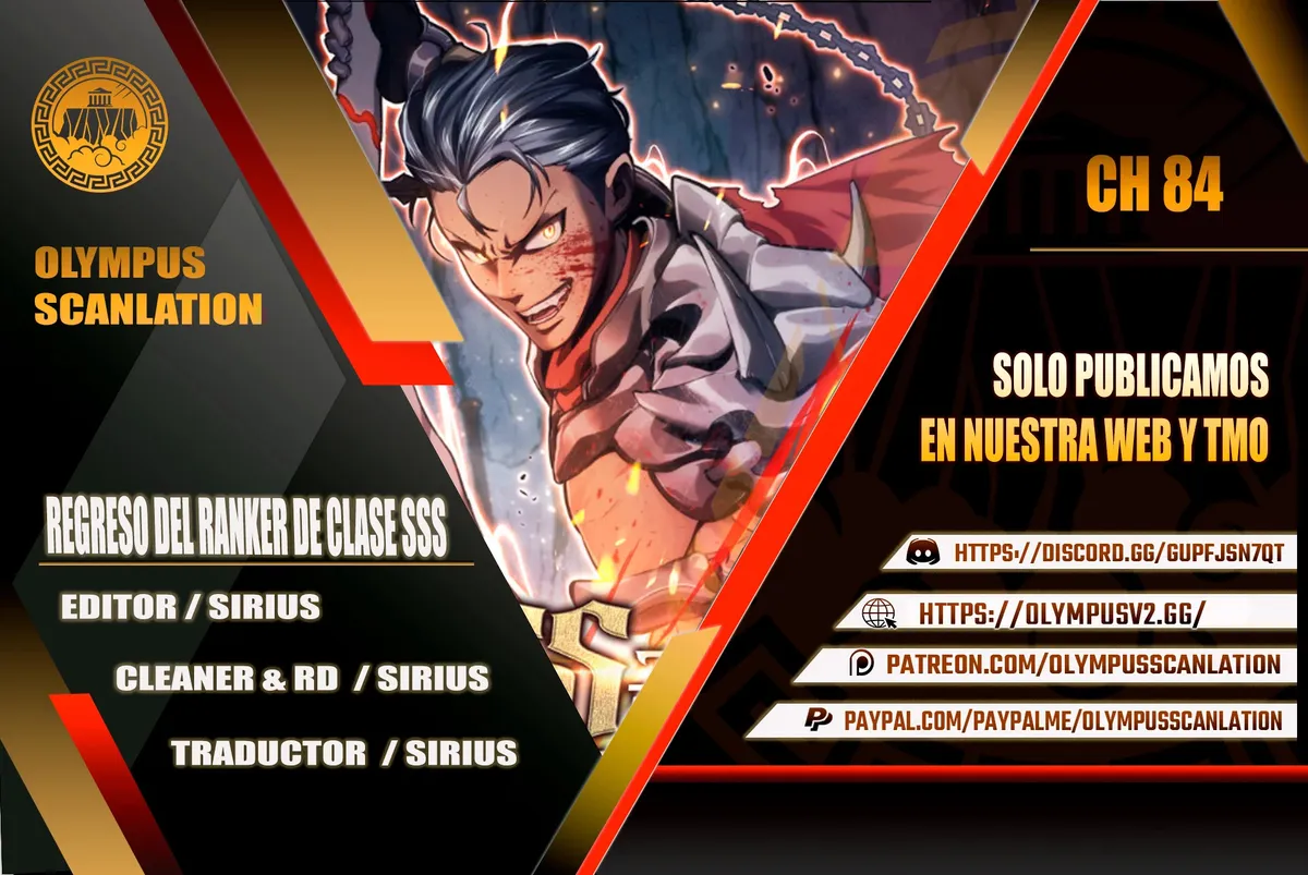 Regreso del ranker de clase SSS Capítulo 84 en Línea - página 1