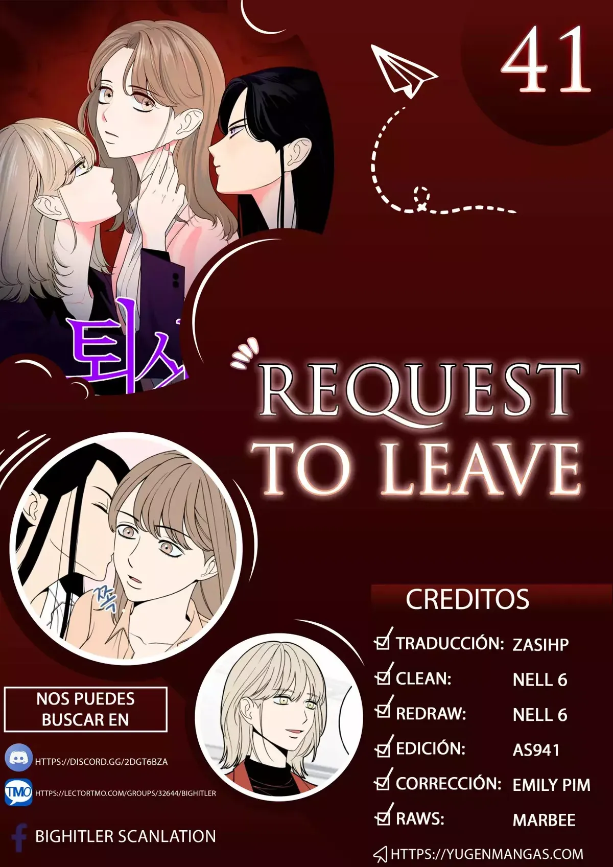 Request to leave Capítulo 41 en Línea - página 1