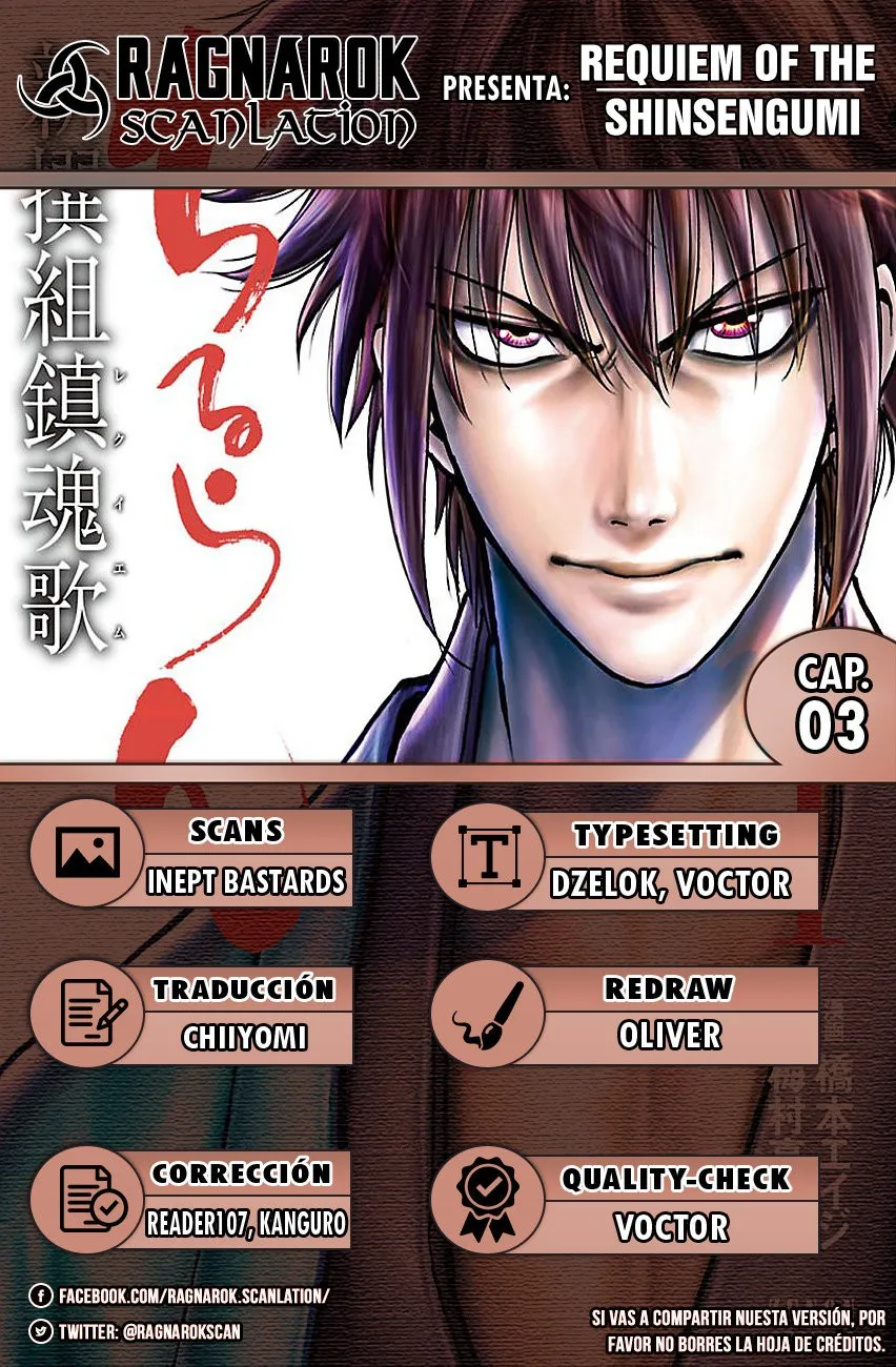 Requiem of the Shinsengumi Capítulo 3 en Línea - página 1