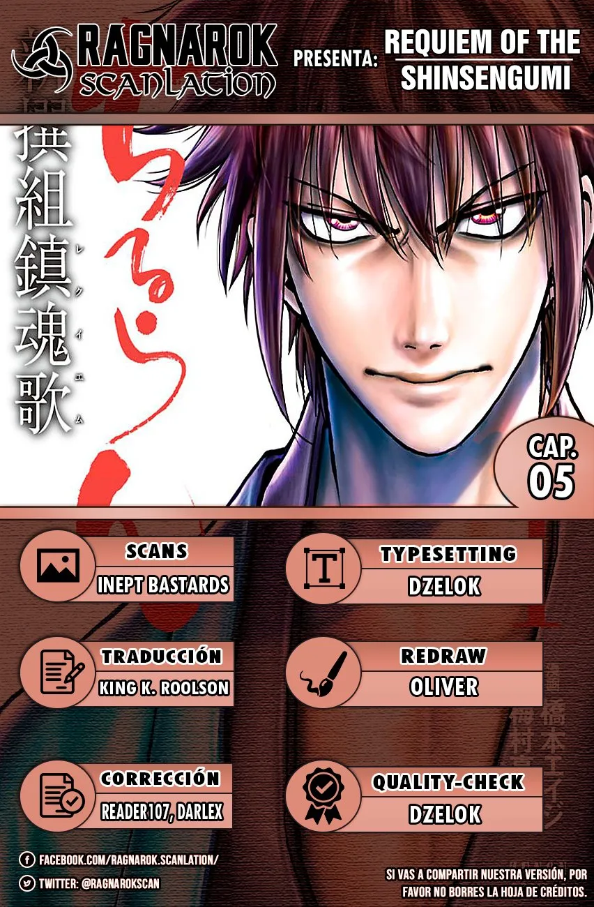 Requiem of the Shinsengumi Capítulo 5 en Línea - página 1