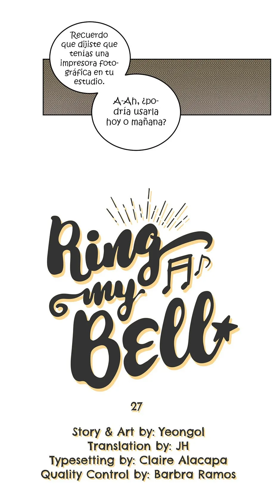 Ring My Bell Capítulo 27 en Línea - página 8