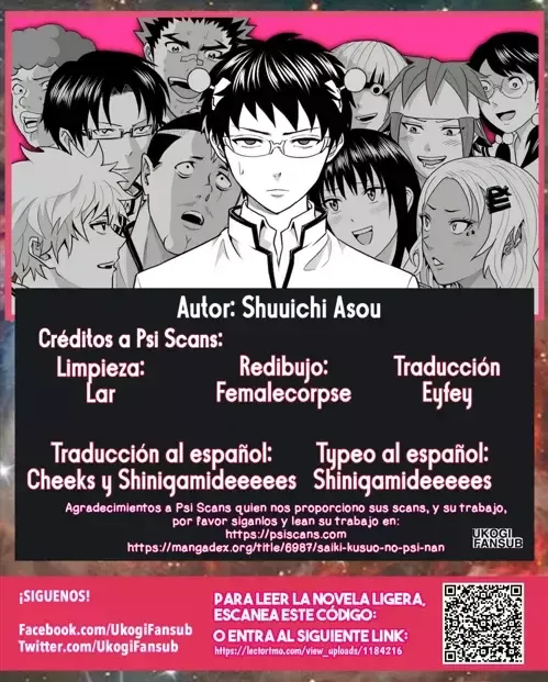 Saiki Kusuo no Psi Nan Capítulo 160 en Línea - página 1