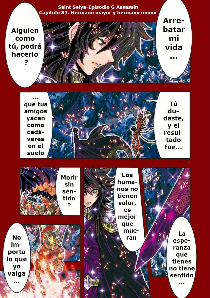 Saint Seiya Episode G: Assassin Capítulo 81 en Línea - página 1