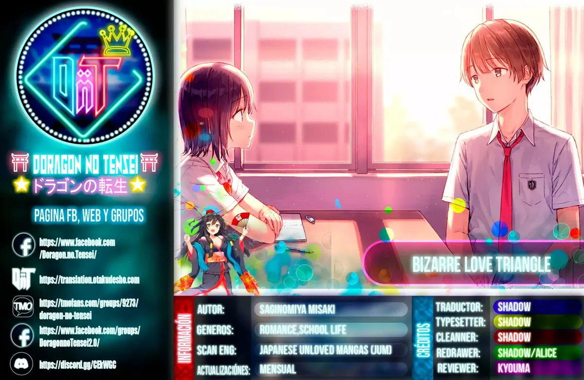 Sankaku no Kyori wa Kagirinai Zero Capítulo 0 en Línea - página 1