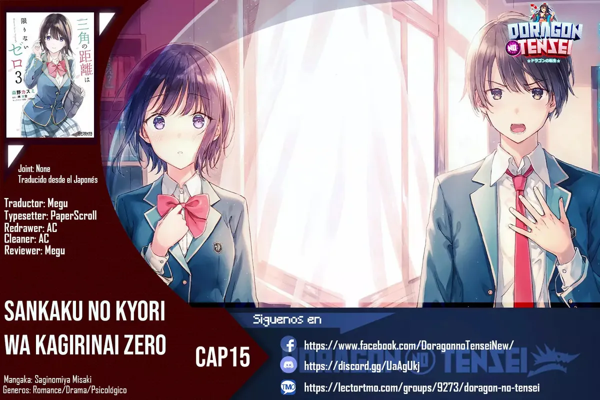 Sankaku no Kyori wa Kagirinai Zero Capítulo 15 en Línea - página 1